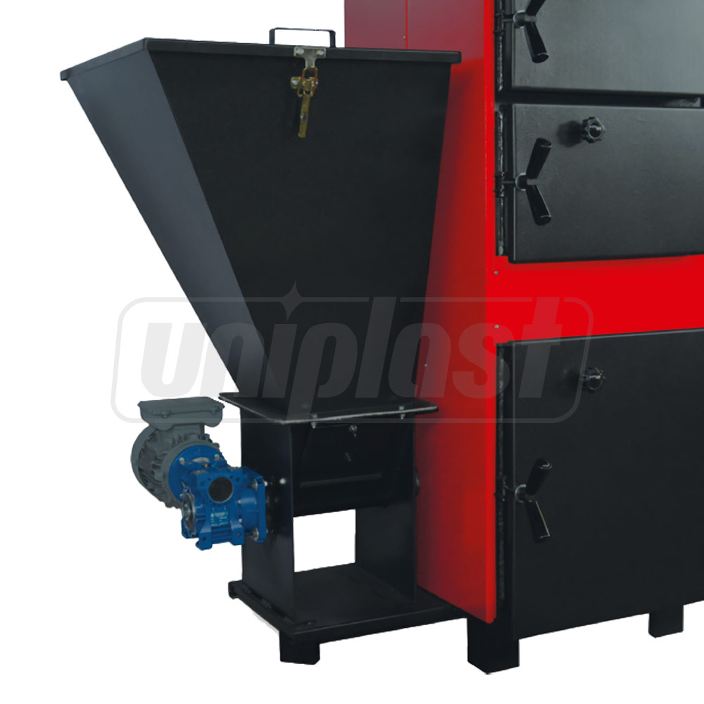 Твердотопливный котел (с бункером) сталь 25MKB Double AUTO 30 kW, 300 м² (дрова, уголь, пеллеты), L=1200 мм, W=940 мм  MAKTEK