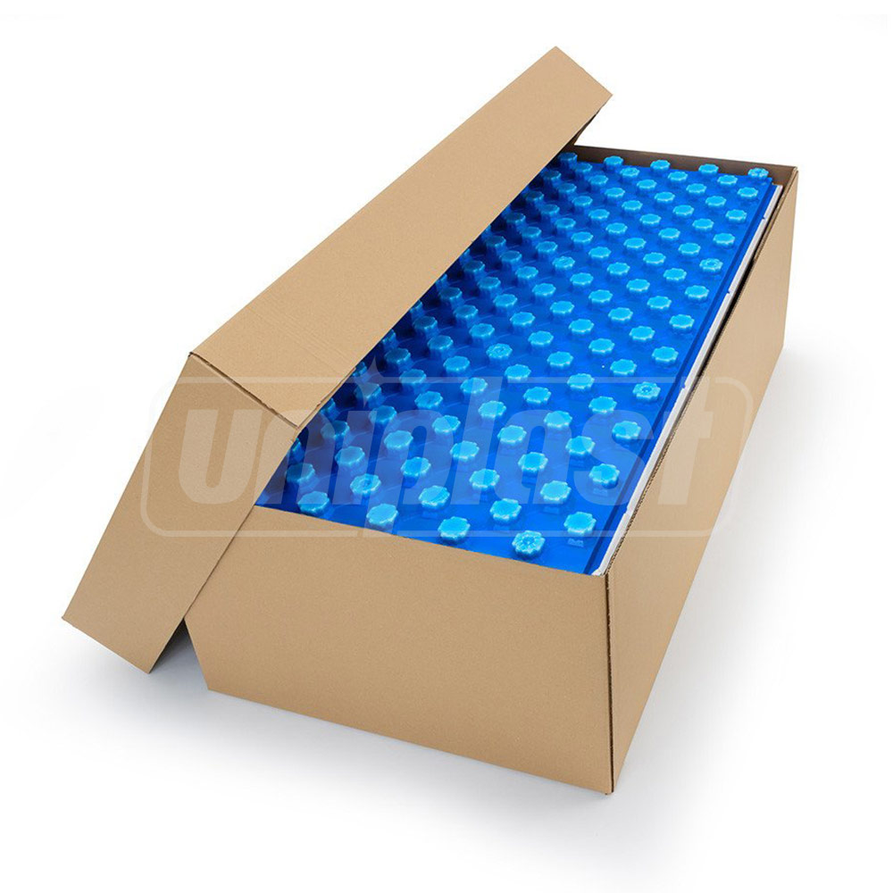 Placa polistiren cu nuturi 1.2 m x 0.6 m x 22 mm KR/50L-B 1G (albastru)  KOTAR