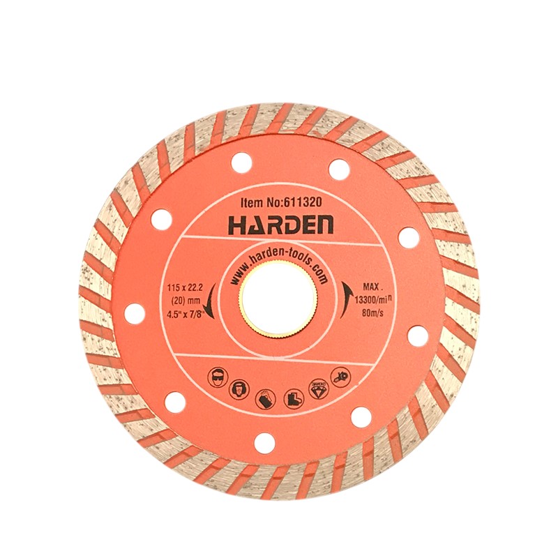 Диск алмазный TURBO 125 x 22.2 мм Industrial  HARDEN