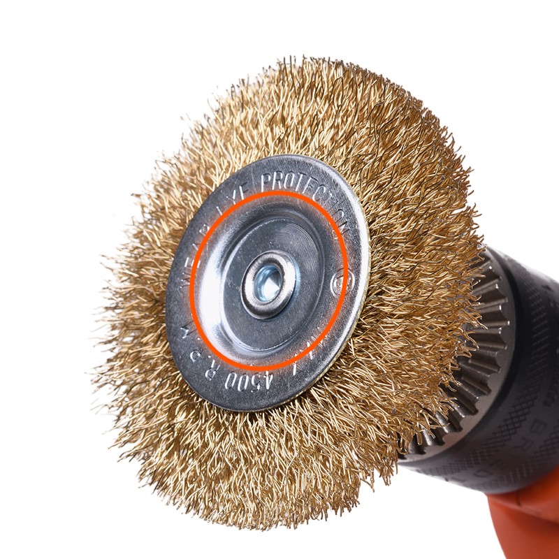 Perie rotativa de sarma pentru flex / polizor unghiular  75 mm Pro  HARDEN