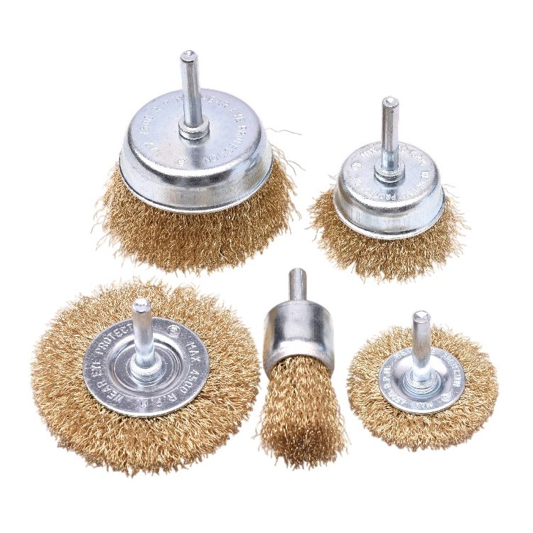 Perii rotative de sarma pentru polizor (set de 5 buc.) Pro  HARDEN