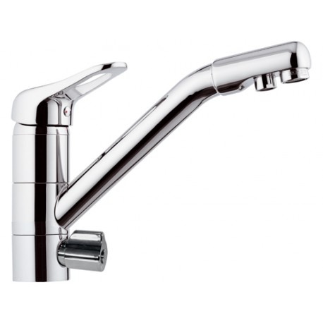 Baterie bucatarie KISS 40DW 3 canale (apa R/C + filtru)  REMER