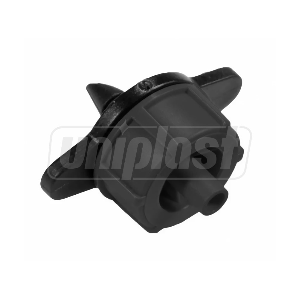 Капельница компенсированная  D.5  1/4" 4 LPH, 0.8-3.2 bar (черный)  SAB