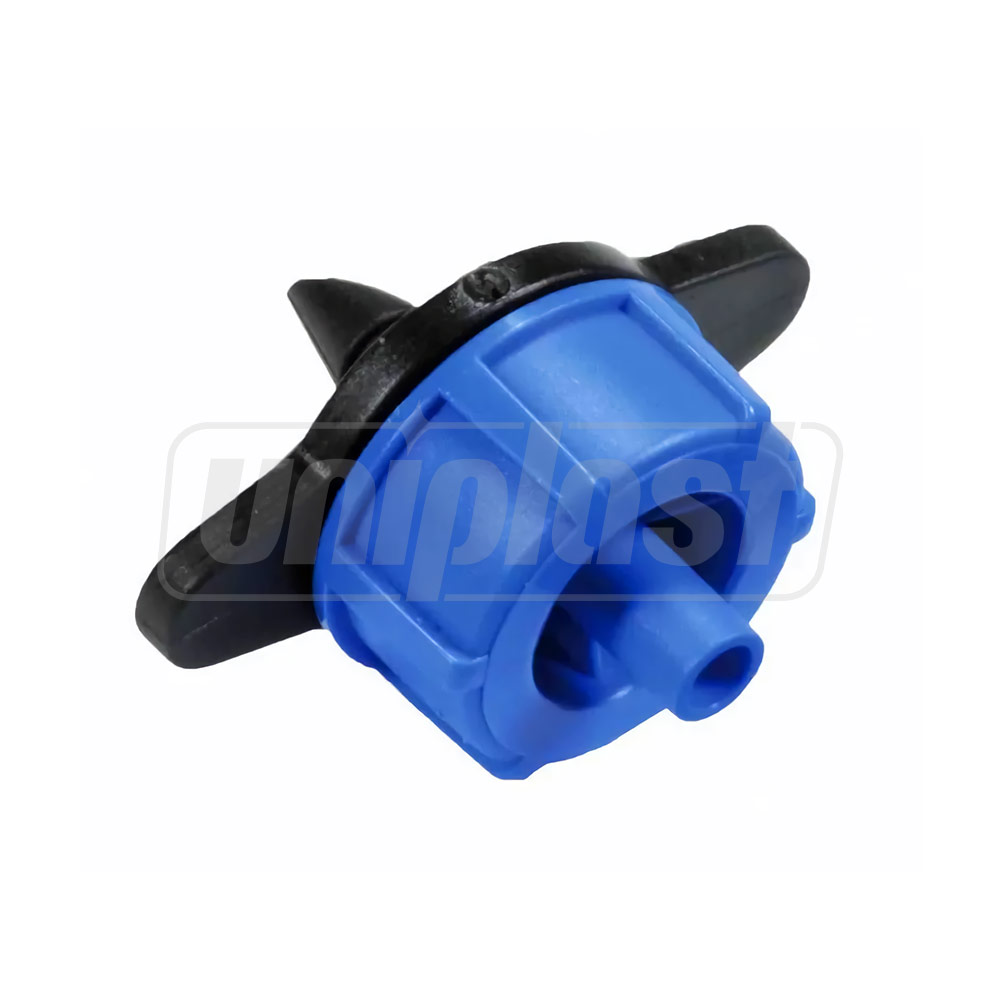 Emitator cu presiune compensata  D.5  1/4" 8 LPH, 0.8-3.2 bar (albastru)  SAB