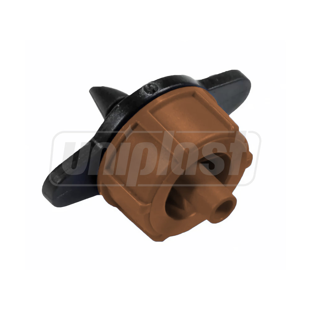 Emitator cu presiune compensata  D.5  1/4" 15 LPH, 0.8-3.2 bar (maro)  SAB