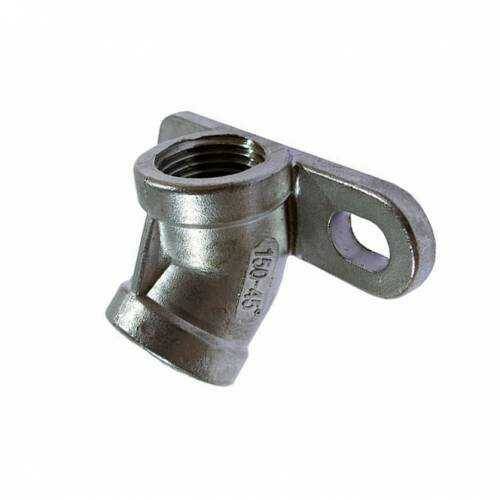 Cot 45° pentru adapatoare cu niplu pentru porci CJ-EB45-1/2 (cu suport)