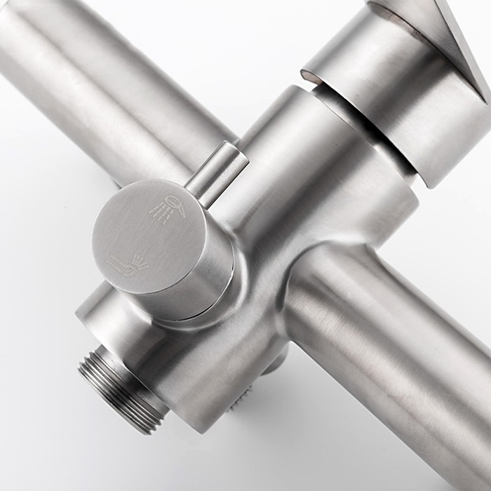 Baterie cada F 2248 gat lung, inox  FRAP