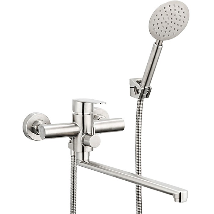 Baterie cada F 2248 gat lung, inox  FRAP
