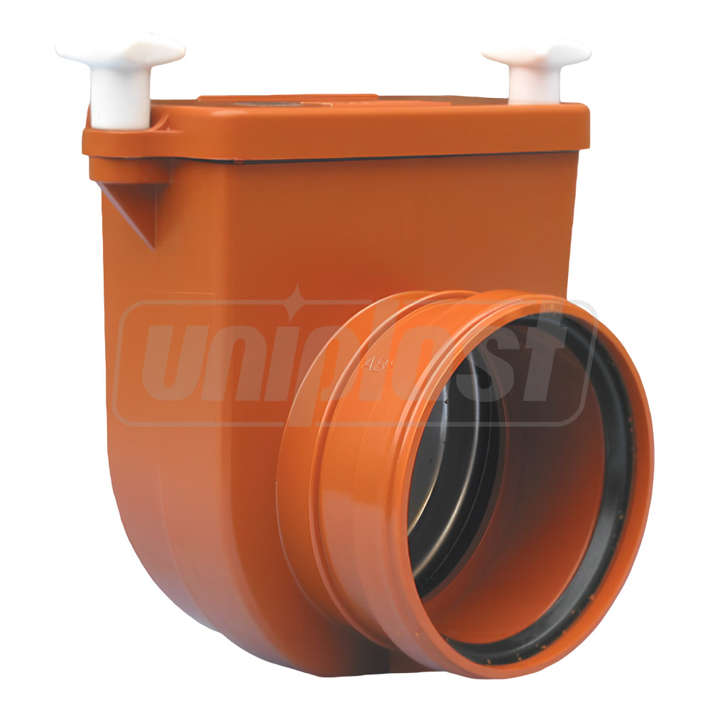 Clapeta de sens unic D.110 PVC (clapeta din inox si mufa pentru teava din plastic) HL710.0  HL