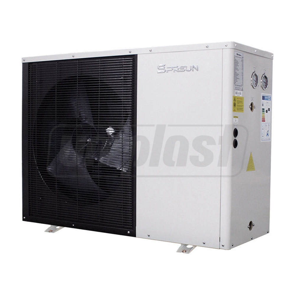 Pompa de caldura Monobloc aer/apa 11.6 kW, controler: SPRSUN, compressor: Panasonic, R32 EVI DC INVERTER 380V/3PH/50HZ  SPRSUN