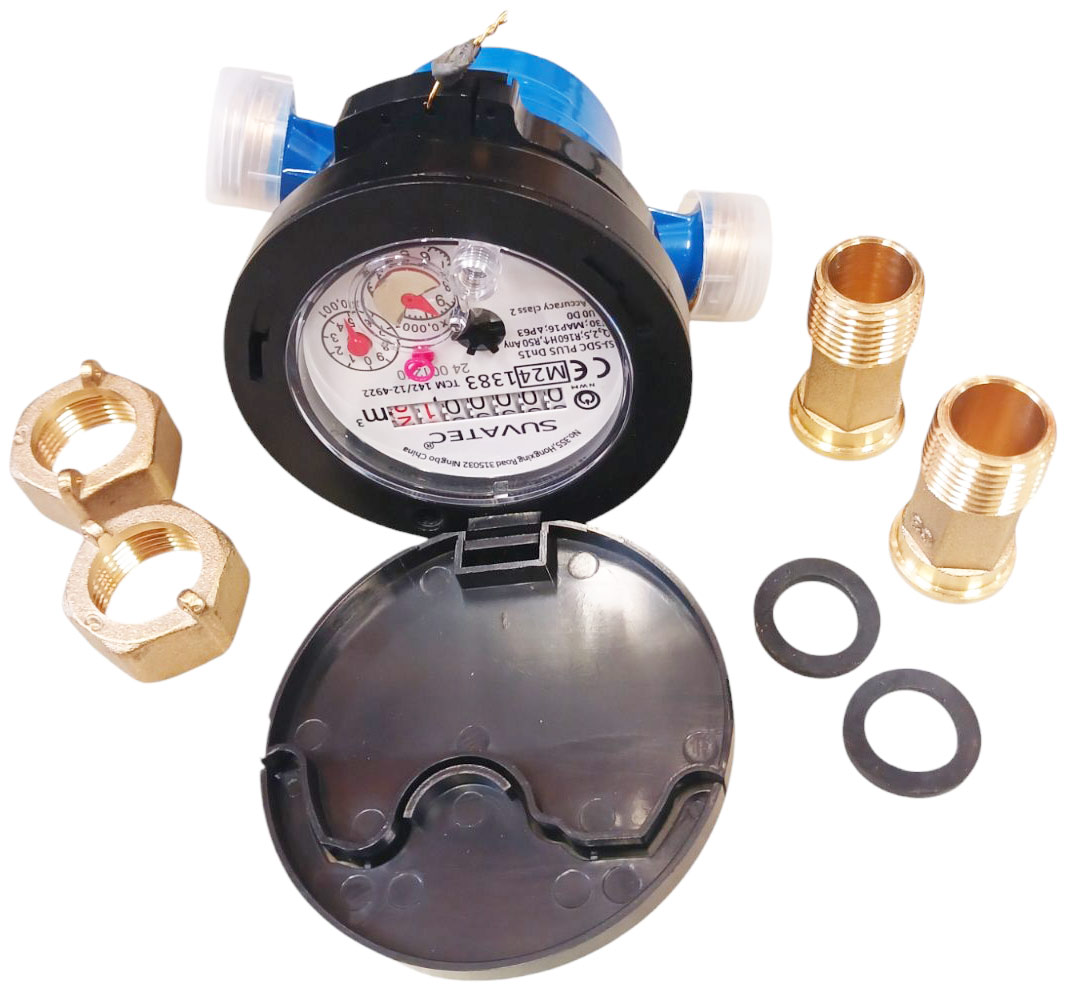 Contor D. 15 SJ SDC Plus R-160 Qn 1.5-2.5 m³/h pentru apa rece