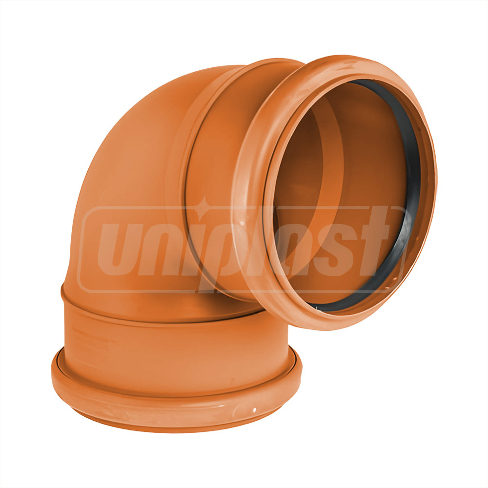 Cot mufat dublu PVC D.160 / 45°  BTN