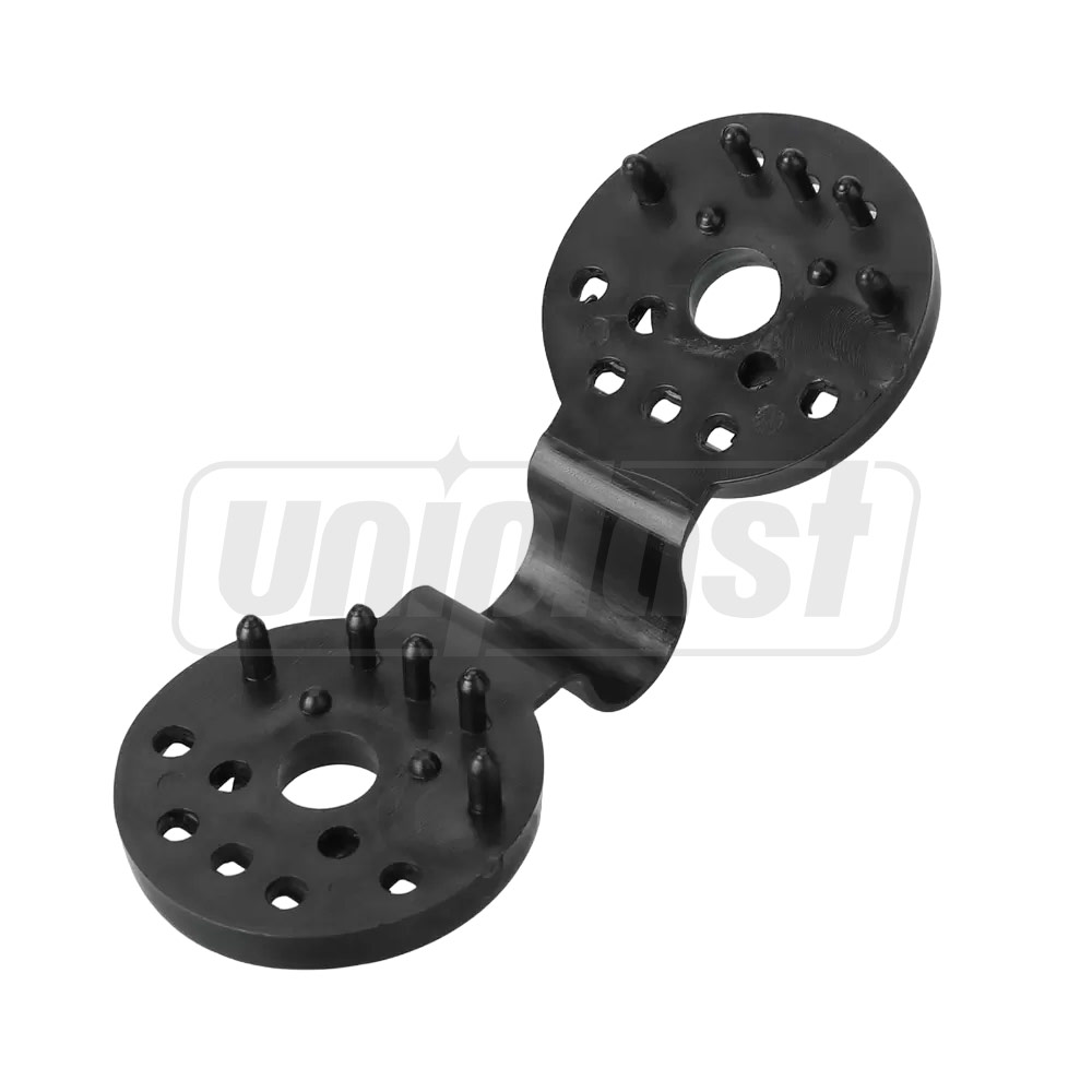 Clips plastic pentru plasa umbrire negru rotund BCK4-BK-L  BRADAS