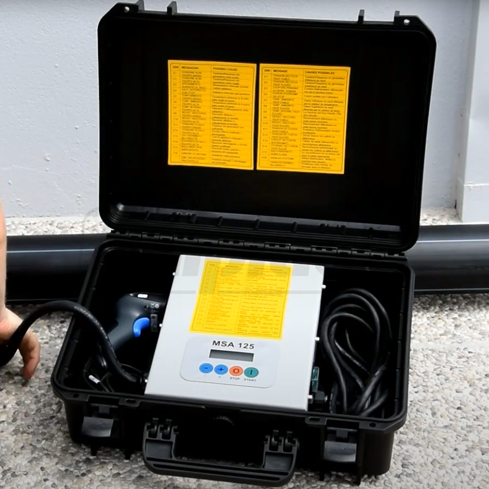 Aparat de sudura electrofuziune cu inregistrator MSA 160 230V Scaner  +GF+