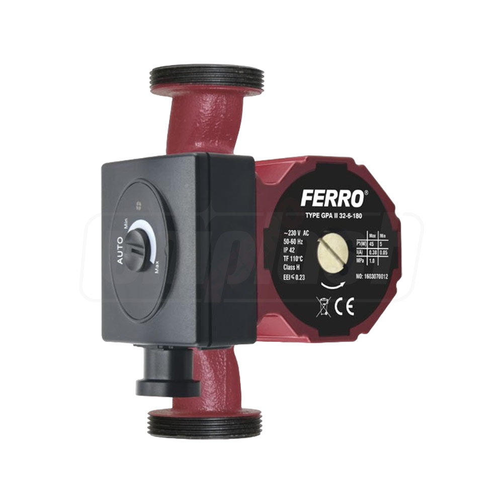 Насос циркуляционный FERRO класс A GPA II 32-8-180 0607W CL12994