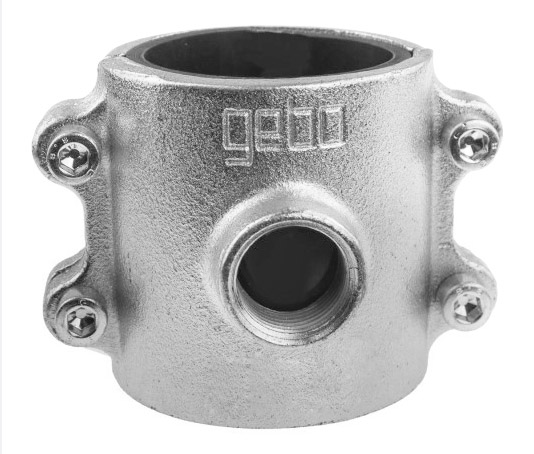 Colier de bransare fonta OBD D. 2.1/2" x 1.1/2"  GEBO