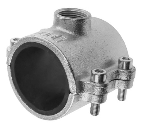 Colier de bransare fonta OBD D. 2.1/2" x 1.1/2"  GEBO