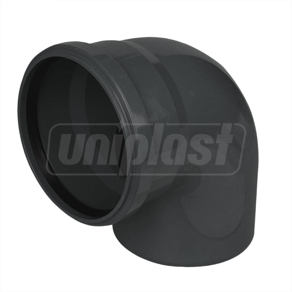 Cot PP D.110 / 90° (negru)  UNIPLAST