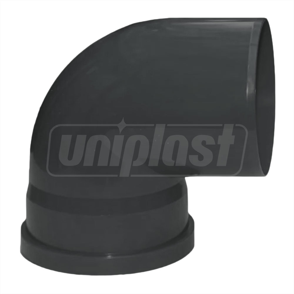 Cot PP D.110 / 90° (negru)  UNIPLAST