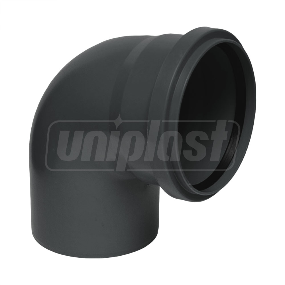 Cot PP D.110 / 90° (negru)  UNIPLAST