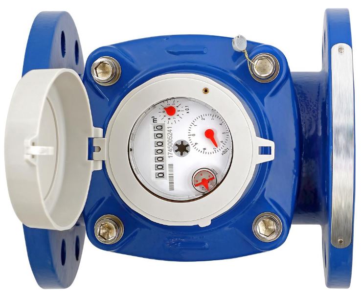 Contor D.100 cu flanse Woltman WMAP EVO R-100 (clasa A) Qn 160 m³/h cu radiomodul LORAWAN