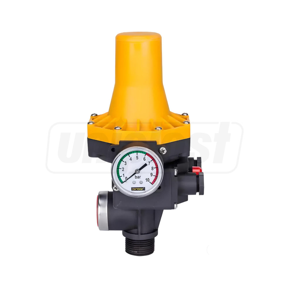 Регулятор давления электронный для насоса DSK-2.2/1.1 kW 220-240 V 50 Hz, 1 kW, 1.5 bar, 10 A, с манометром  DINGQI