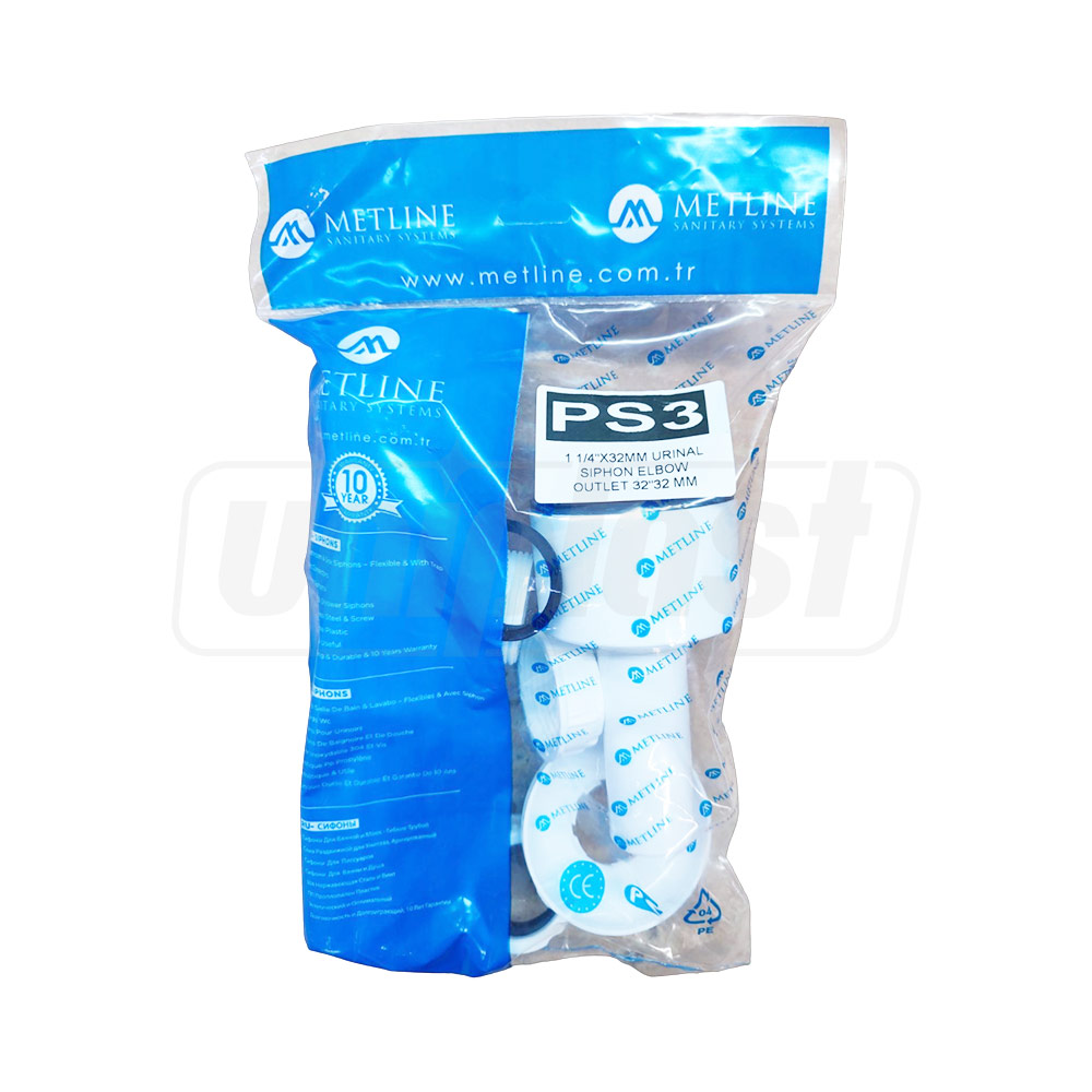 Sifon pentru pisoar cu teava D. 1.1/4" x 32  METLINE
