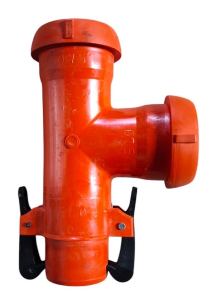 Teu PEP cu prindere rapida din plastic D. 75x75/90°  ASB