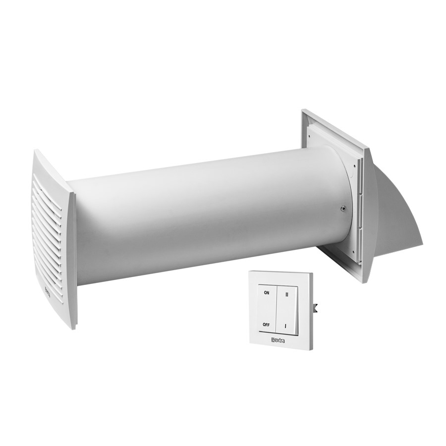 Recuperator de aer D.100 cu comutator ascuns  EER100S EUROPLAST