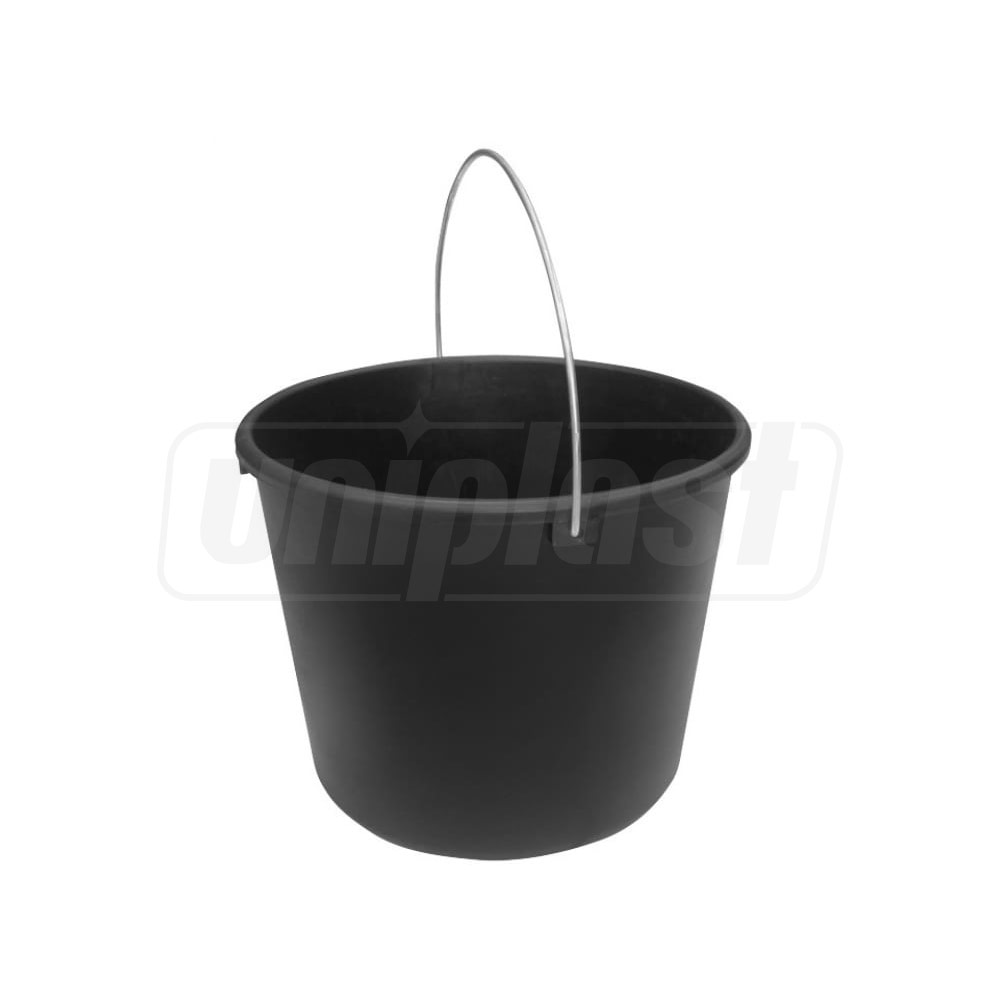 Galeata din plastic 16 L (neagra) pentru constructii PM 936016