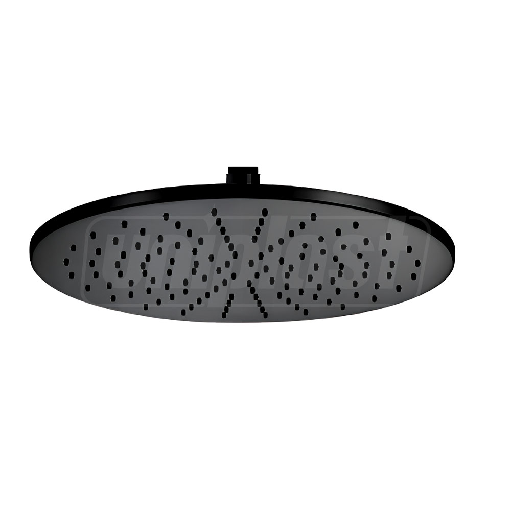 Cap de dus din tavan rotund D.200 359MM20NOX (negru)  REMER