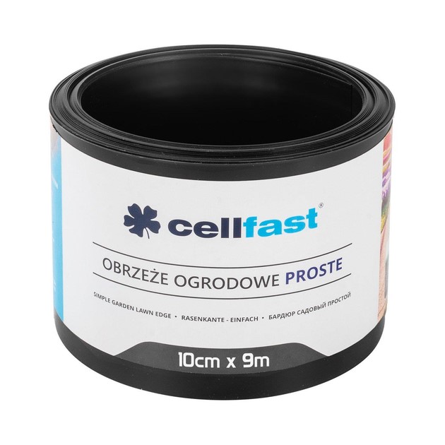 Bordura gazon 10 cm x 9 m (negru)  CELLFAST