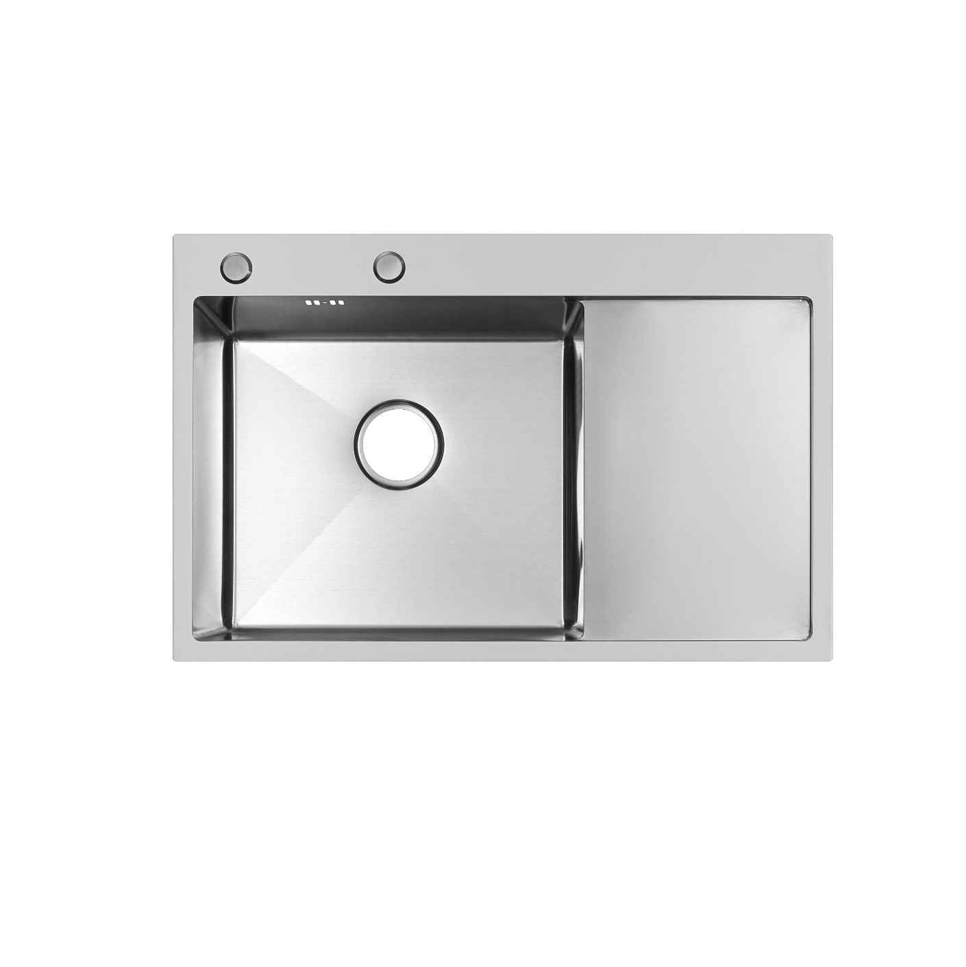 Мойка кухонная нержавеющая 3 мм ZERIX ZH (satin) левая 7849 L