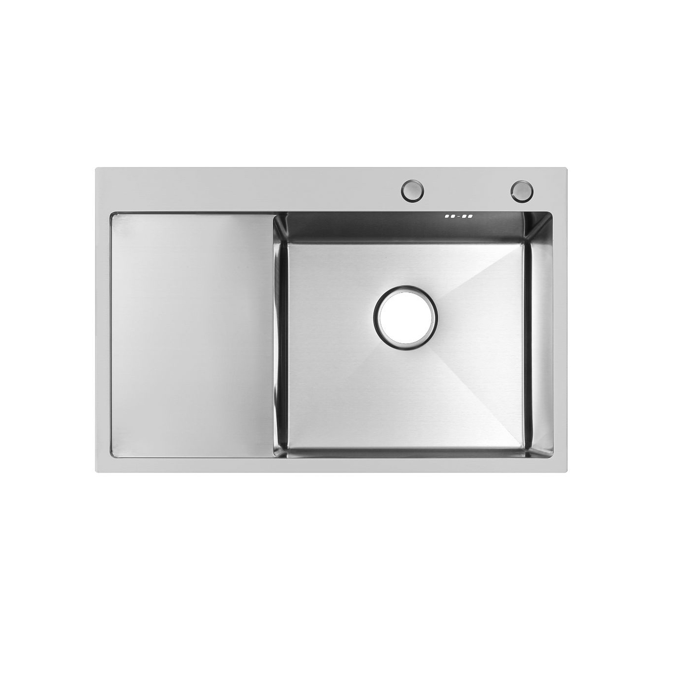 Chiuveta de bucatarie inox 3 mm ZERIX ZH (satin) dreapta 7849 R