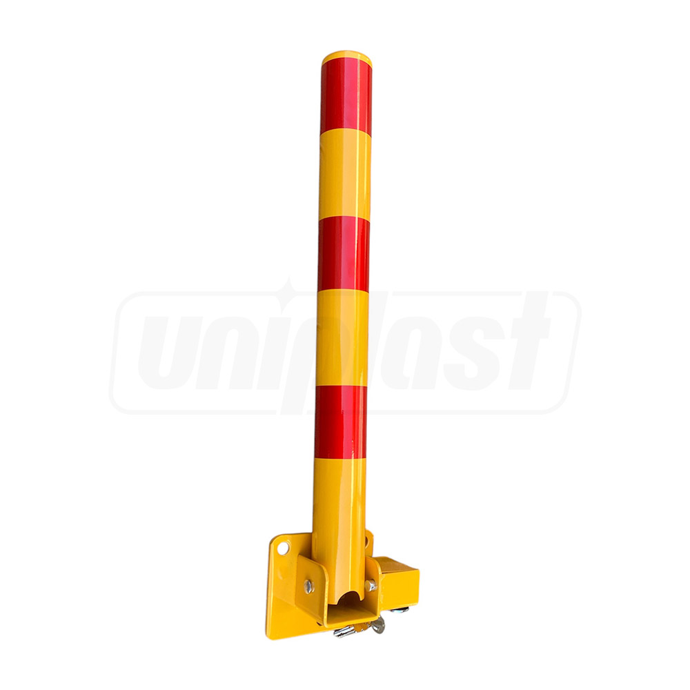 Stalp-blocaj din metal antiparcare D. 60 H=60 cm (3 bolturi in set)