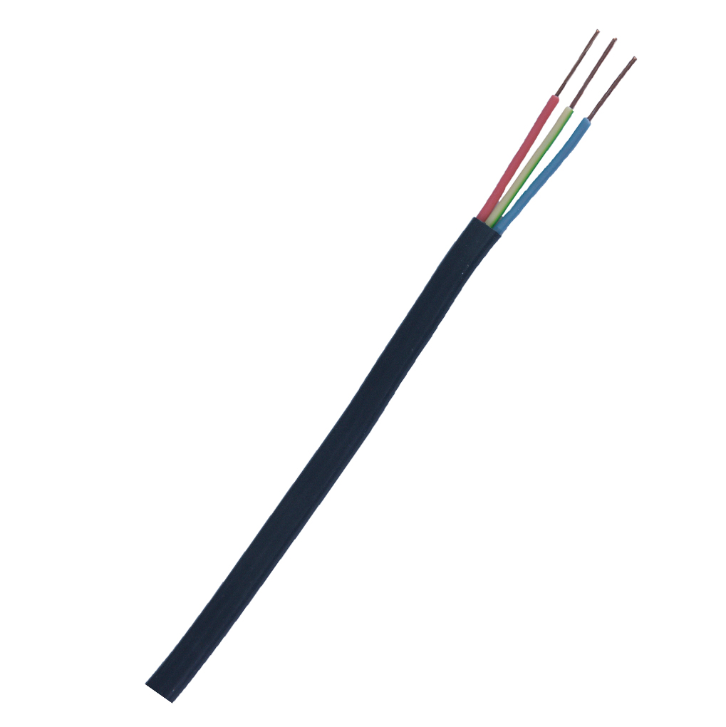 Cablu VVGng LS cupru 3 x 2.5 izolat (negru) L=200 m