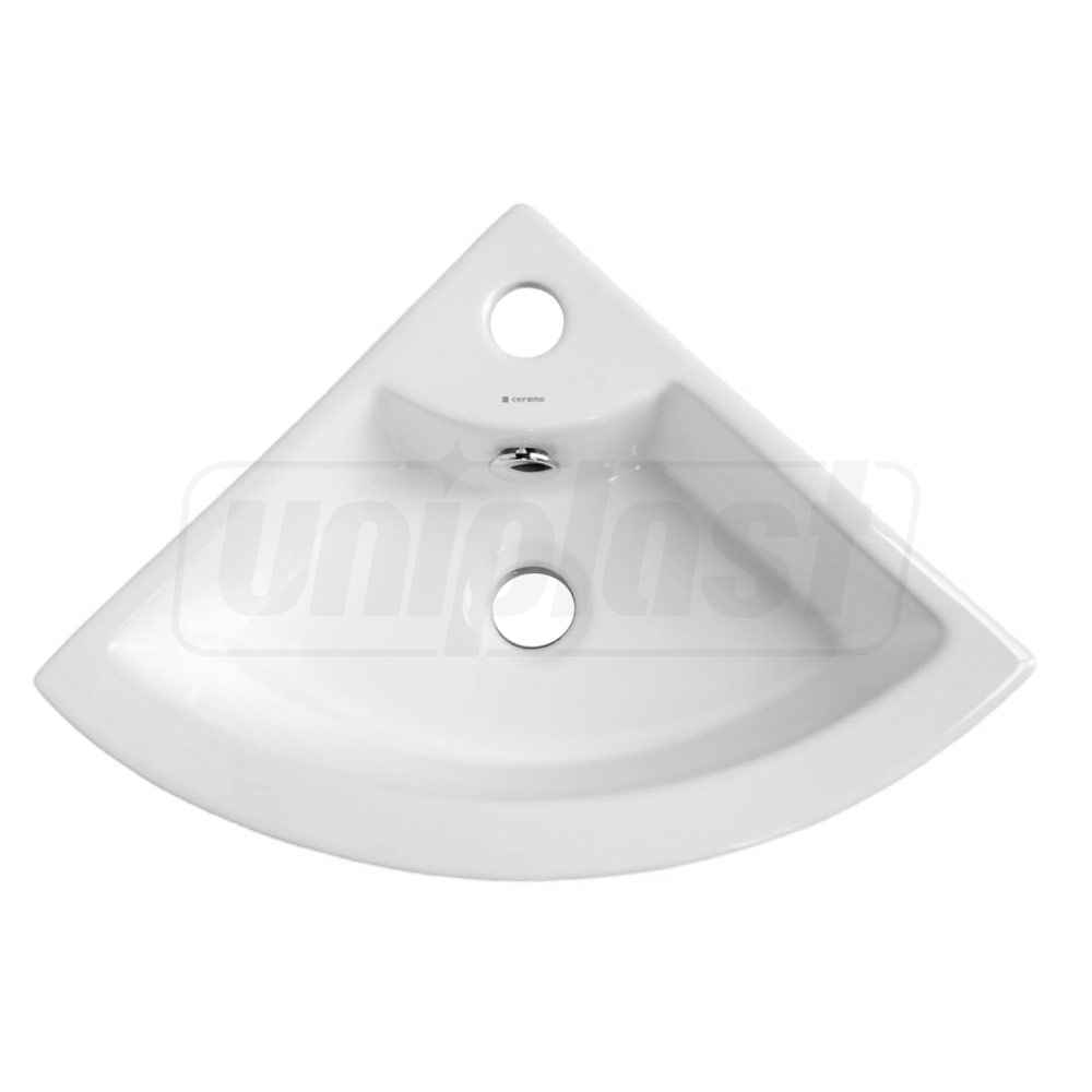 Lavoar de colt 315 x 315 x 125 mm (cu fixator) STR4299  CERANO