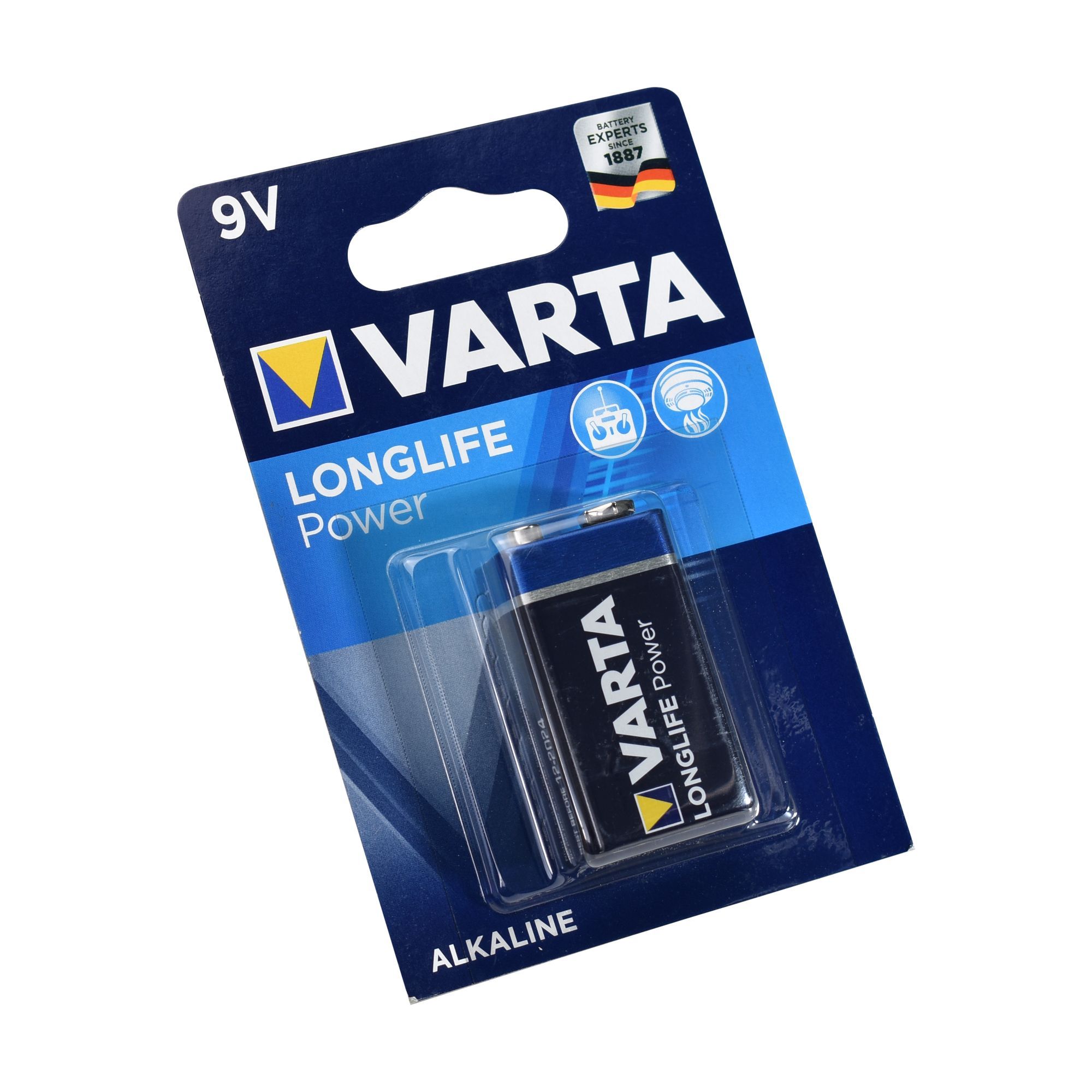 Батарейка VARTA Longlife Power E-Block (крона) 9V 6LP3146