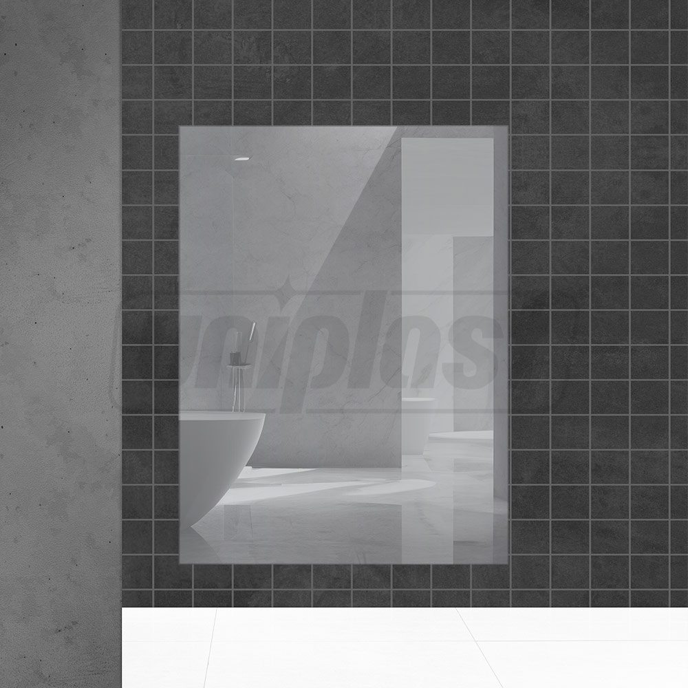 Зеркало для ванной (прямоугольное) 60 x 80 см UNIPLAST