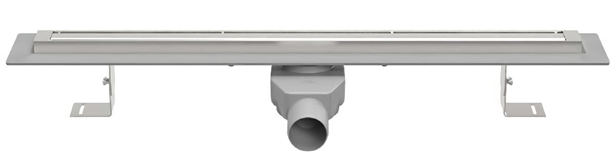 Трап линейный SLIM LINE 1000 x 35 мм D. 50 x 90° PREMIUM SS комплект  CHUDEJ