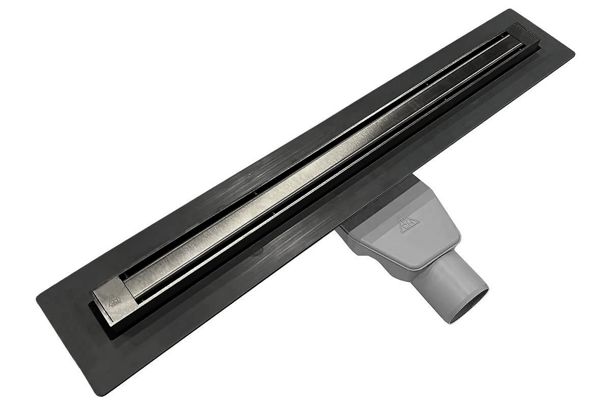 Rigola de dus lineara SLIM LINE set  500 x 35 mm D. 50 x 90° PREMIUM BLACK  CHUDEJ