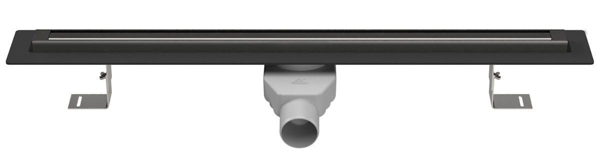 Rigola de dus lineara SLIM LINE set  500 x 35 mm D. 50 x 90° PREMIUM BLACK  CHUDEJ