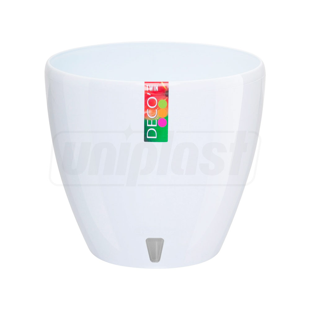 Ghiveci DECO TWIN 12 L (alb)