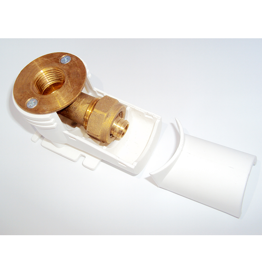 Угол для батареи Flexa D. 16 x 1/2" М  HAKAN +GF+