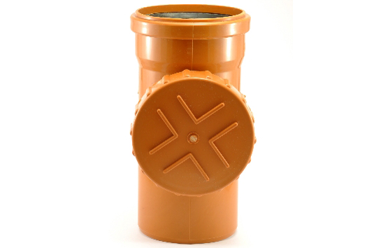 Piesa de curatire PVC D.125  BTN