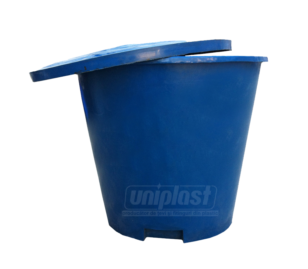 Cada pentru vin cu capac 300 L (albastra) W=1020 x H=780 x 770 x 10 mm