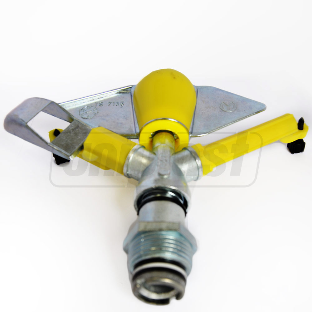 Aspersor sprinkler A/2 D. 1" FE (360º) 10x18 m, 1.5-3 bar, 2.5 m³/h (galben) 3410  ATIGLAN