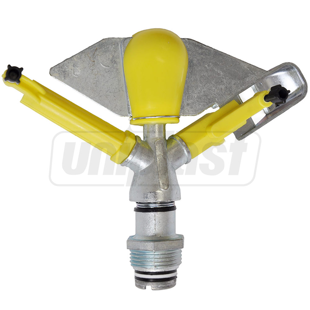 Aspersor sprinkler A/2 D. 1" FE (360º) 10x18 m, 1.5-3 bar, 2.5 m³/h (galben) 3410  ATIGLAN