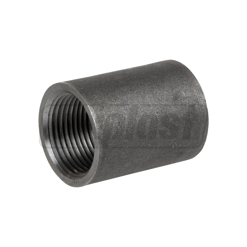 Муфта стальная D.  1/2" М/М, L=33 мм HY