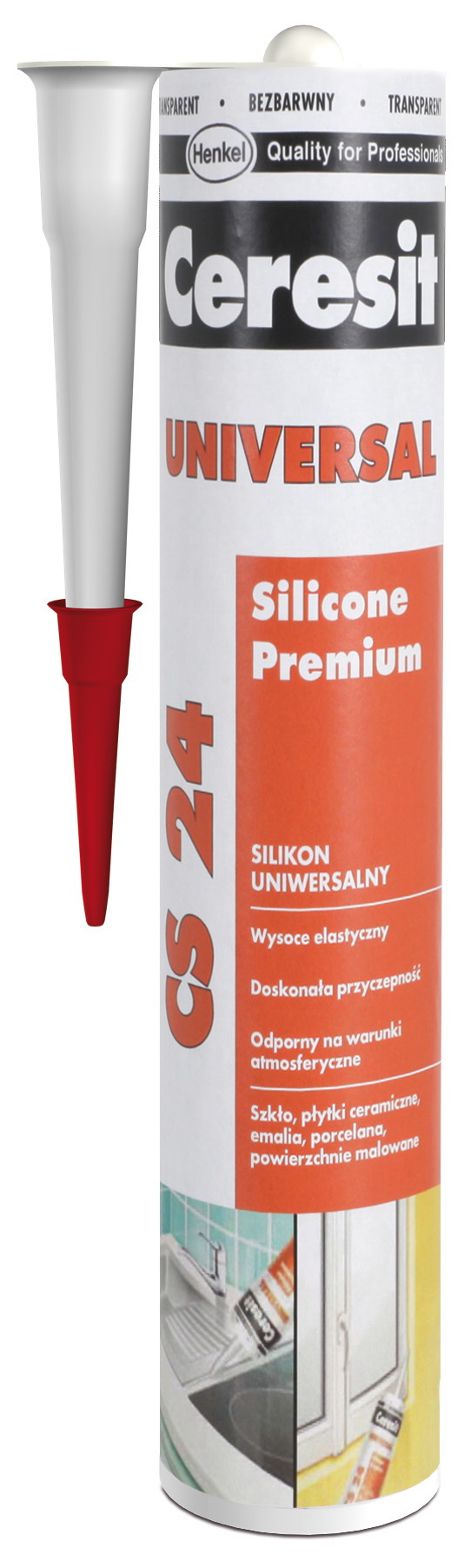 Silicon Universal transparent 280 ml CS24 95409  CERESIT